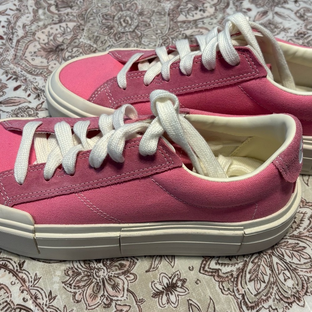 Converse Pink Canvas Sneakers